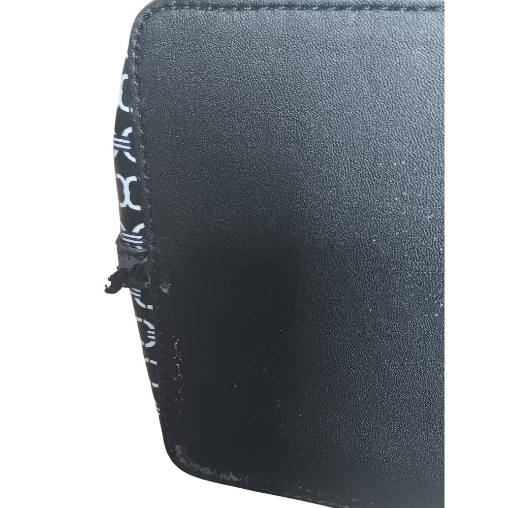 Tory Burch Gemini Link Tote Black Coated Canvas Large Shopper Bag - Picture 12 of 16